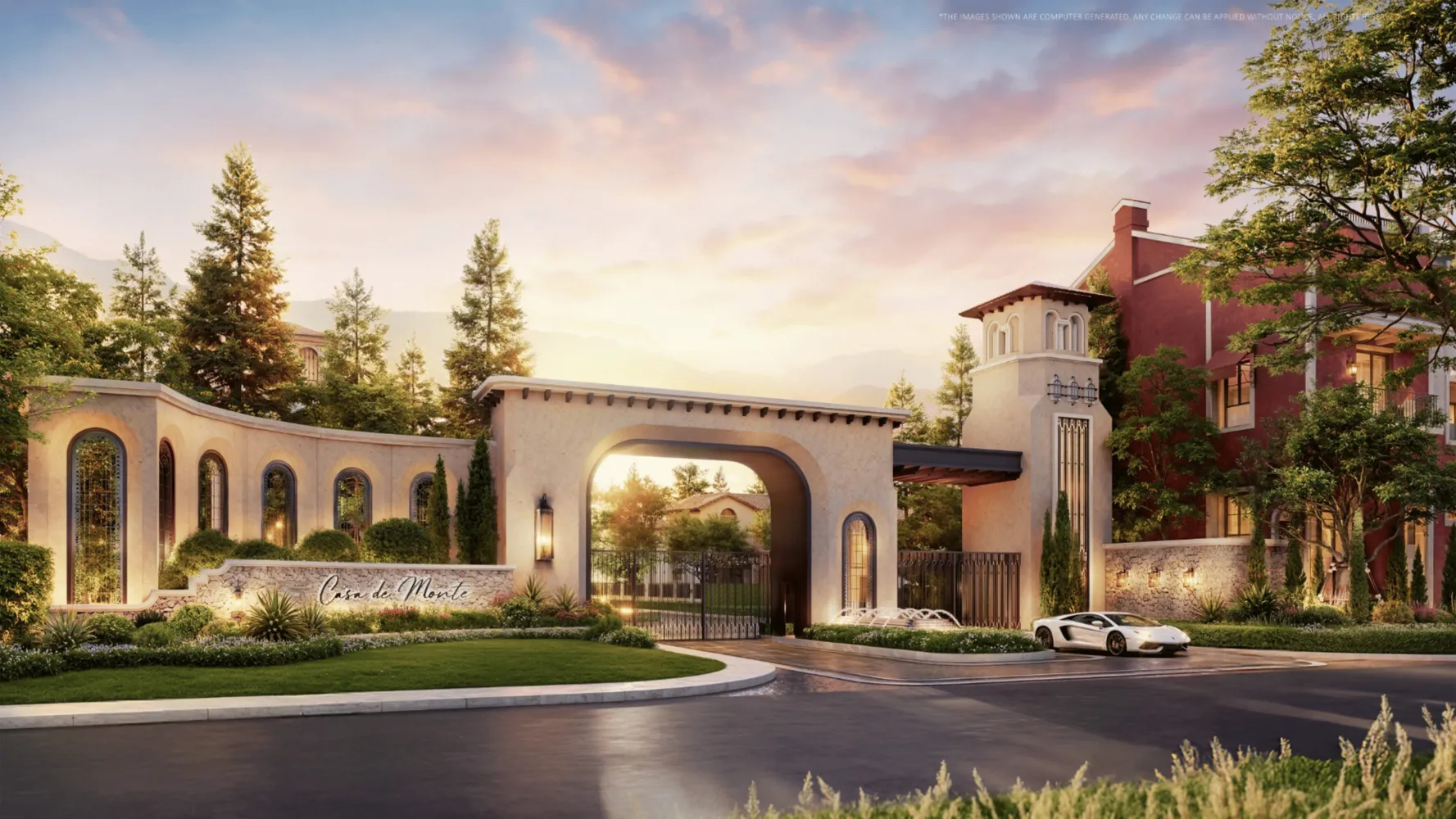 Casa de Monte — территория комплекса